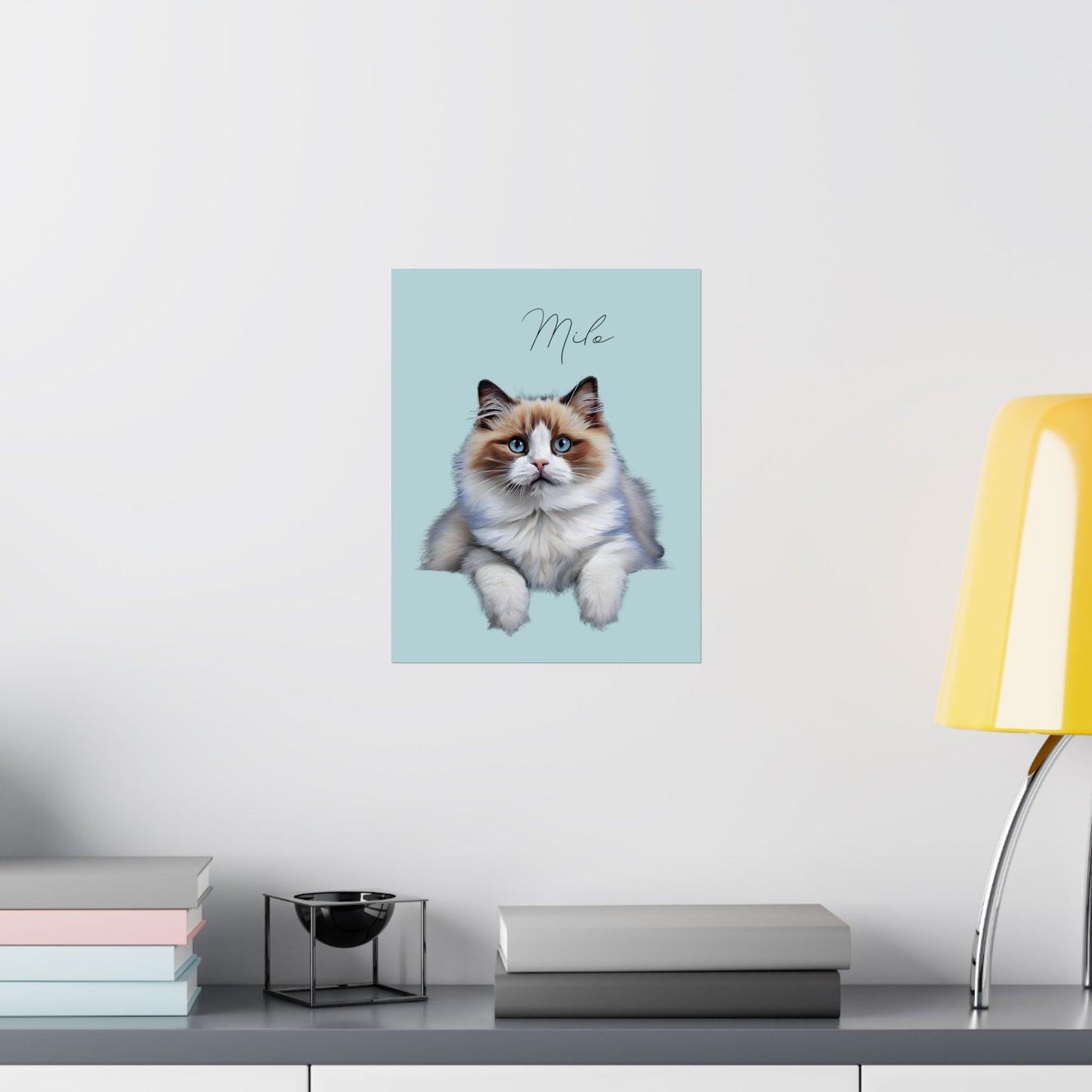 Custom Pet Portrait - Personalized Cat or Dog Art