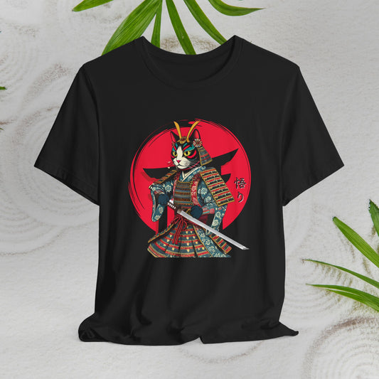 Samurai Cat Warrior - Unisex T-Shirt