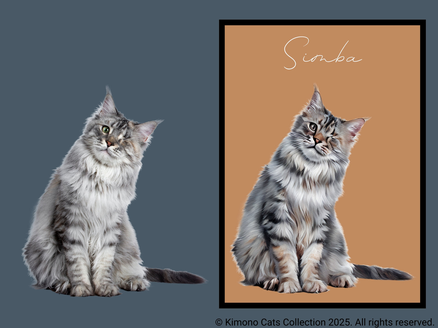 Custom Pet Portrait - Personalized Cat or Dog Art