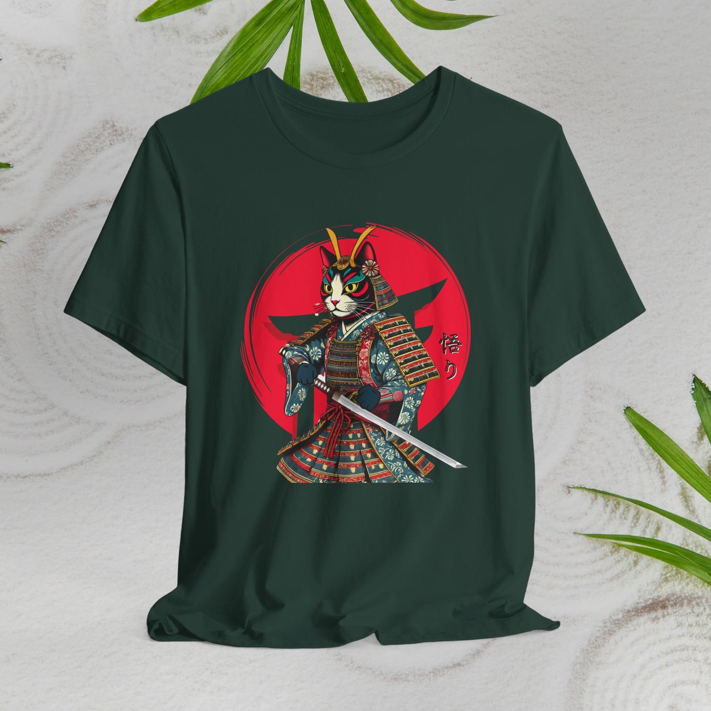 Samurai Cat Warrior - Unisex T-Shirt