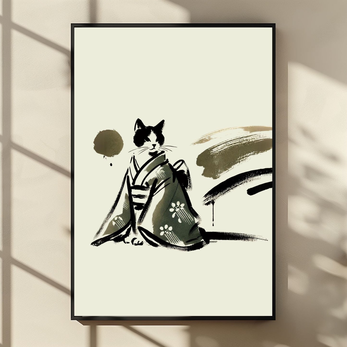 PRINTABLE Kimono Cats Wall Art - DIGITAL Bundle of 25