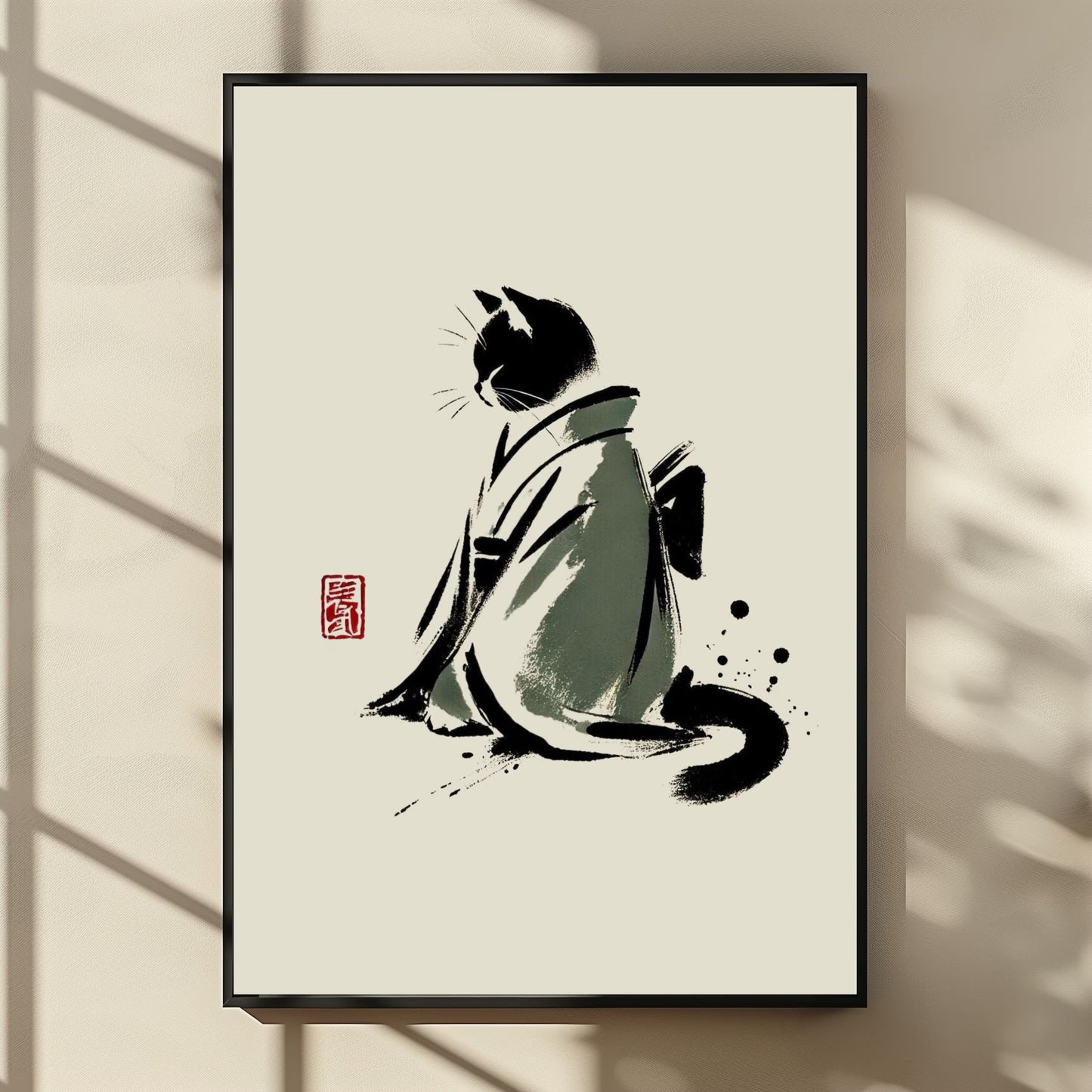 PRINTABLE Kimono Cats Wall Art - DIGITAL Bundle of 25