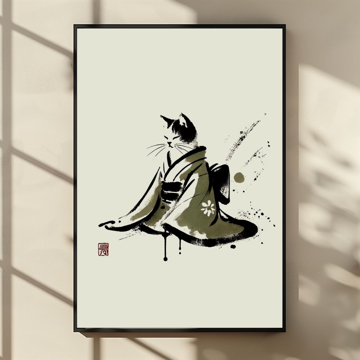 PRINTABLE Kimono Cats Wall Art - DIGITAL Bundle of 25