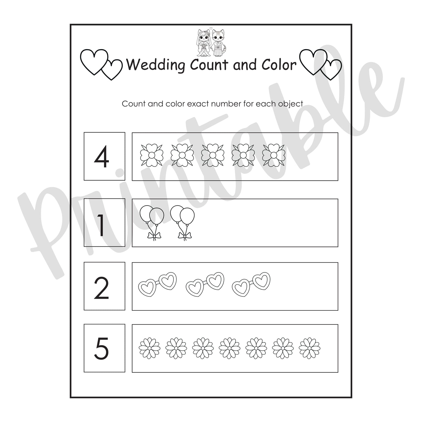 🎉 Wedding Activity Book for Kids – 20+ Pages of Fun & Games!