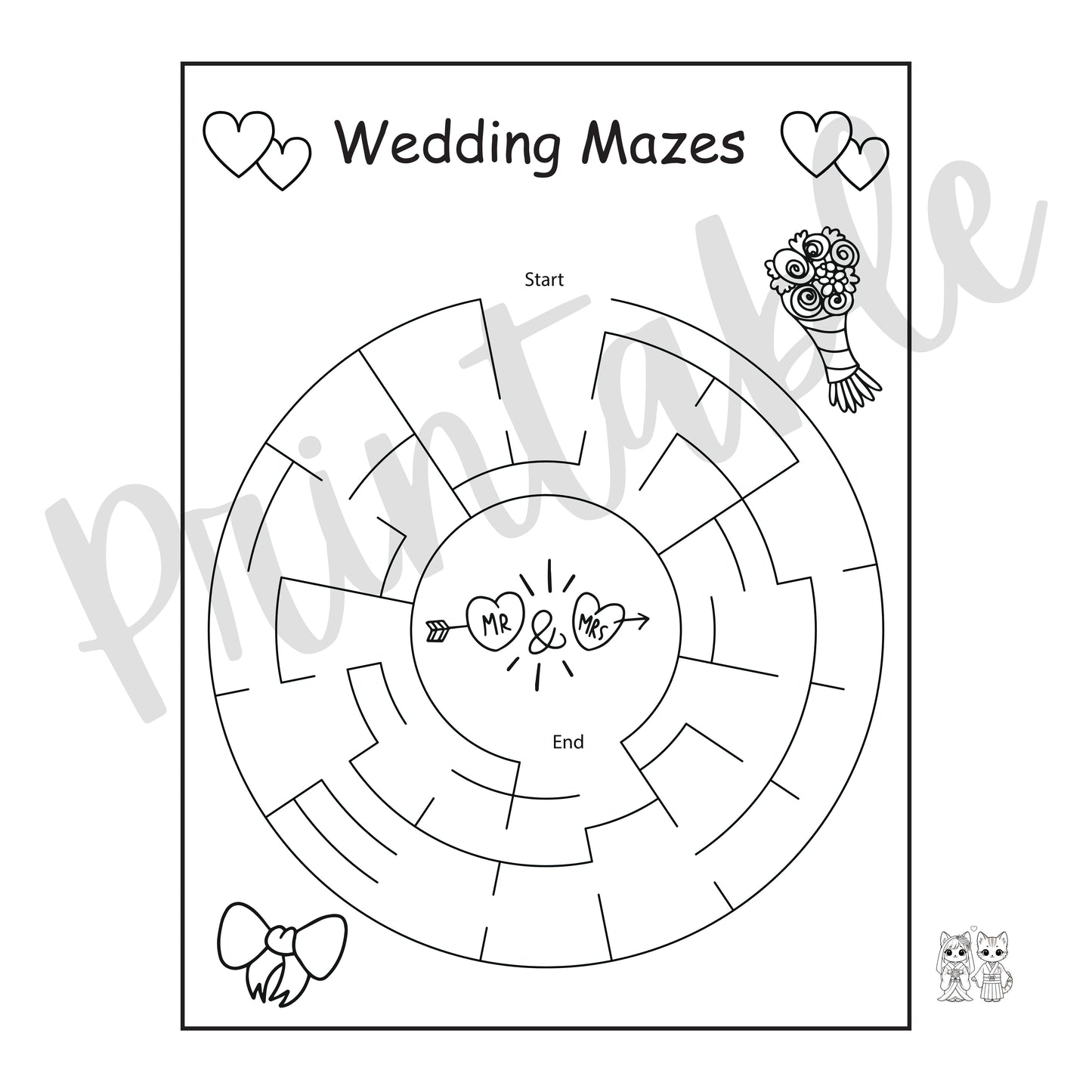 🎉 Wedding Activity Book for Kids – 20+ Pages of Fun & Games!