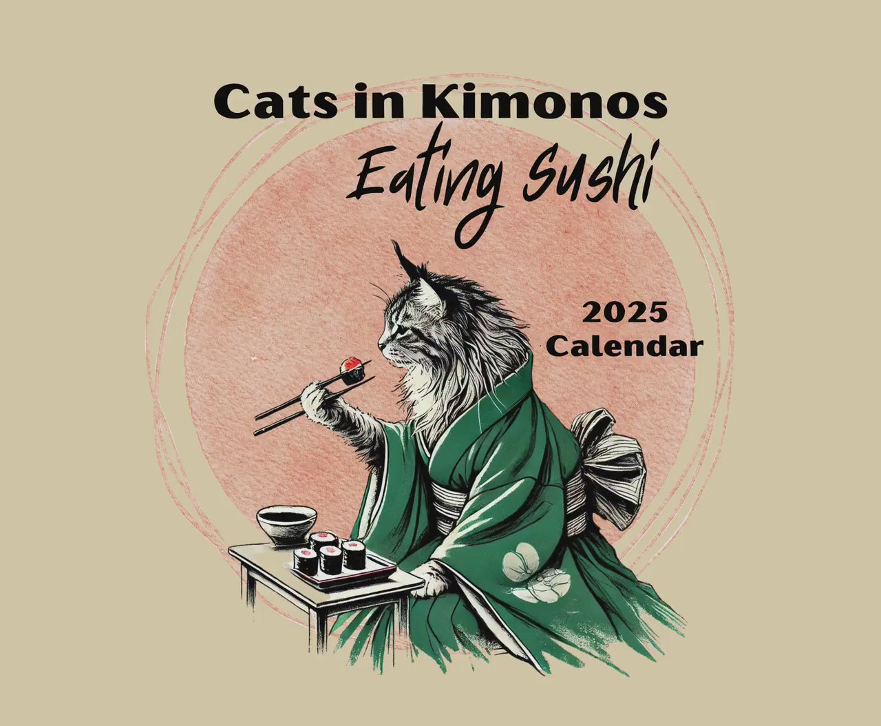 Sushi Cats Calendar Video Original!